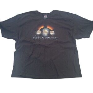 Vintage Harley Davidson Glacial Lakes Watertown SD Shirt 2 sided